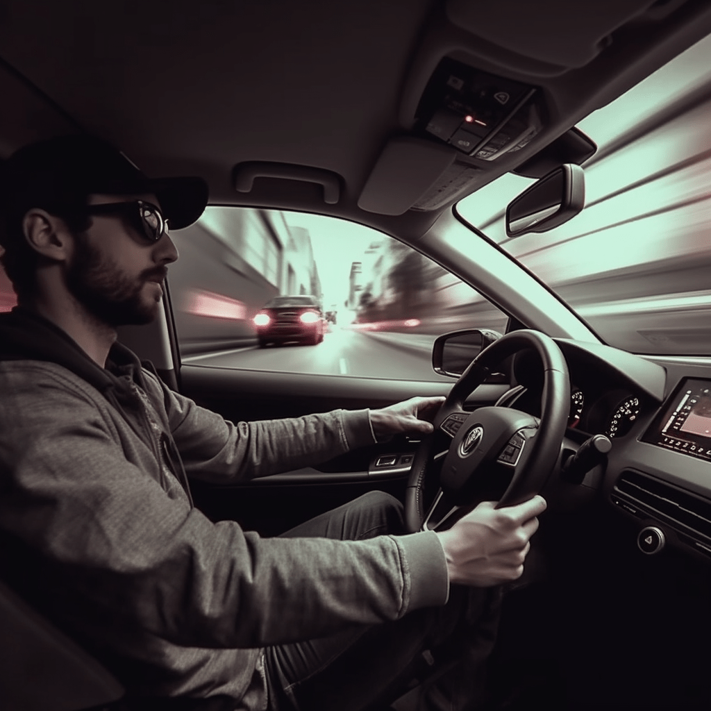 Uber Driver driving through Sydney as he was guided by How to Become an Uber Driver