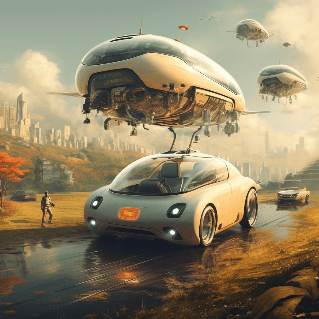 Artist Impression of Autonomous Vehicles