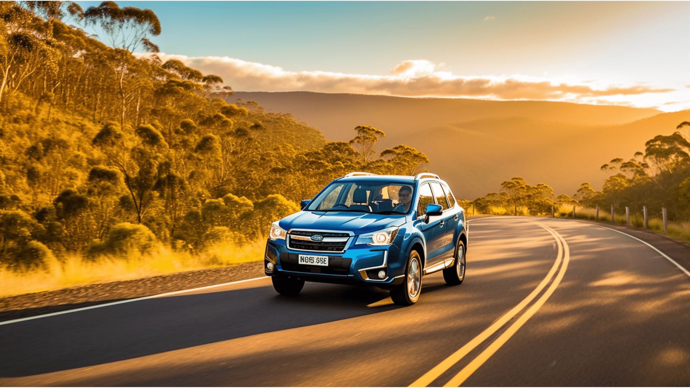 SUV Driving around the Blue Mountains in Sydney by a Car Loan in Sydney